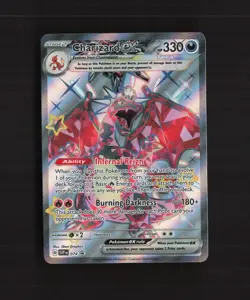Charizard ex SVP 074 Scarlet & Violet Full Art Black Star Promo Pokemon Card NM - Image 1
