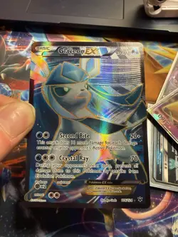 Pokemon Glaceon EX Full Art Holo Rare Fates Collide / Light Play See Photos 🔎👀 - Image 1