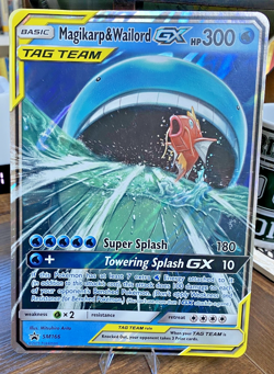 2014 Pokemon MAGIKARP & WAILORD GX Tag Team SM166 (Oversized) - Image 1