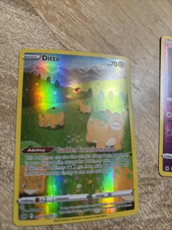 Pokemon Ditto GG22/GG70 Full Art Holo Ultra Rare Crown Zenith Galarian Card - Image 1
