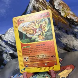 Entei - 010/147 Pokemon Aquapolis - Reverse Holo Rare 🔥 - Image 4