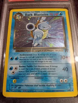 2000 Dark Blastoise Holo Foil #3 Pokemon Team Rocket PR WOTC PSA 1 - Image 4