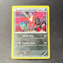Yveltal 65/114 Holo Rare XY: Steam Siege Pokemon TCG LP (a) - Image 1