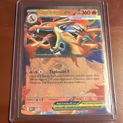 Mega Charizard Y ex 030 Black Star Promo Mega Evolution Tin Promo Pokemon TCG NM - Image 2