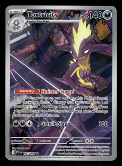 Pokemon Toxtricity - Illustration Rare ME02: Phantasmal Flames 103/094 NM Holo - Image 1