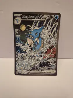 Kingdra EX 131 Pokemon TCG Scarlet & Violet Black Star Promo Holo LP - Image 1
