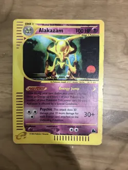 Alakazam #H01/H32 Skyridge 2003 Pokemon Holo Rare - Image 1