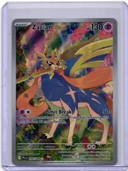 Pokemon Zacian 100/094 Holo Illustration Rare Phantasmal Flames PFL NM - Image 1