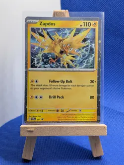 Zapdos SVP 157 Cosmos Holo Black Star Promo - Pokemon TCG NM - Image 1