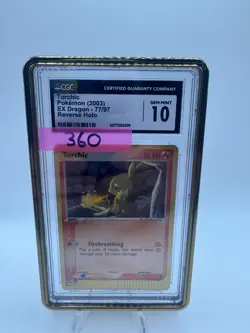 2003 Pokemon Torchic Ex Dragon Reverse Holo CGC 10 *LOW POP* RARE - Image 1