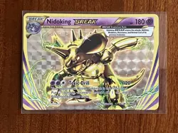 Nidoking Break 46/108 Ultra Rare Evolutions Near Mint Pokemon TCG - Image 1