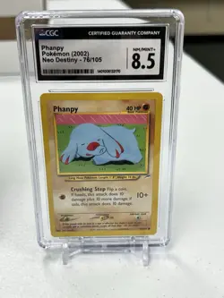 PHANPY POKEMON 2002 NEO DESTINY CGC 8.5 - Image 1