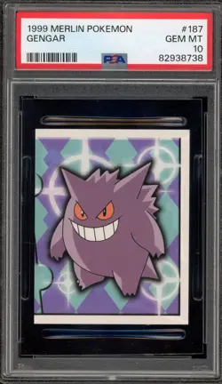 Pokemon Gengar Merlin #187 PSA 10 Gem Mint - Image 1