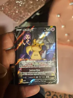 Mimikyu v TG16/TG30 Sword & Shield Brilliant Stars Holo Secret Rare Pokemon TCG - Image 1