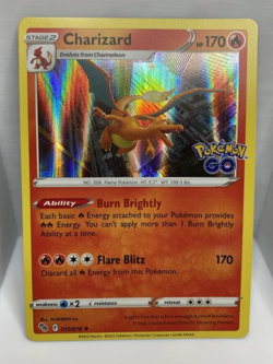 2022 Sword & Shield - Pokemon GO Charizard NM TCG Rare Holo 10/78 NM/M - Image 1