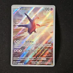 Pokemon TCG Latios ex 203/191 Surging Sparks Illustration Rare Full Art - Image 1
