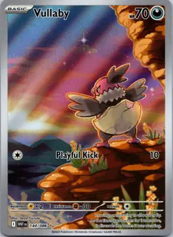 Pokemon Vullaby 144/086 SV10.5 White Flare IR NM - Image 1