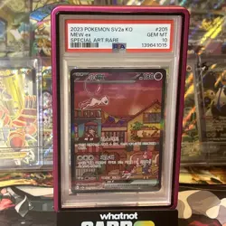 2023 Mew EX SAR KO PSA 10 Pokemon 151 205/165 SV2A - Image 1