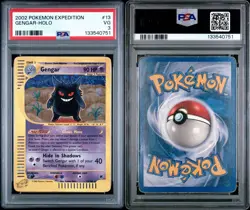 CARTA POKEMON GENGAR HOLO 13/165 - ENG - POKEMON EXPEDITION 2002 - PSA 3 - Image 3