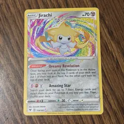 Jirachi 119/185 Swsh04: Vivid Voltage Holo Amazing Rare Pokemon Tcg - Image 1