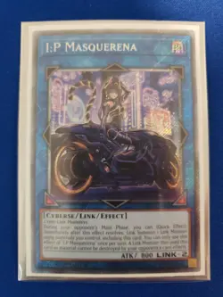 Yugioh I:P Masquerena Alternate Art Platinum Secret Rare RA02-EN042 NM Euro - Image 1