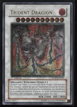 Trident Dragion RGBT-EN043 Ultimate Rare 1st Edition ENHANCED DOUBLE Yu-Gi-Oh - Image 1