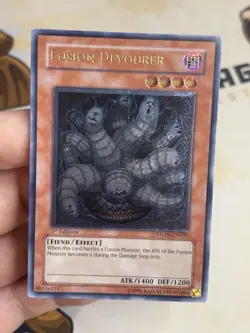 Fusion Devourer STON-EN020 Ultimate Rare 1st Edition YuGiOh! NM - Image 2