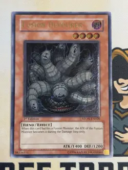 Fusion Devourer STON-EN020 Ultimate Rare 1st Edition YuGiOh! NM - Image 3