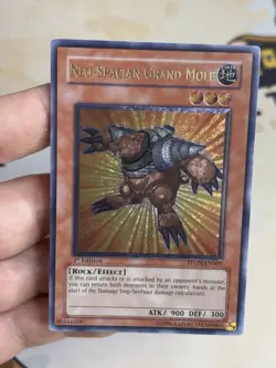 Neo-Spacian Grand Mole STON-EN005 Ultimate Rare 1st Edition YuGiOh! NM - Image 2