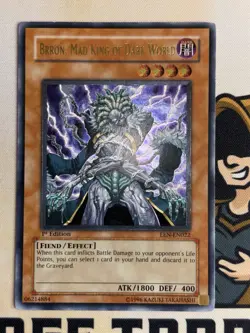 Brron, Mad King Of Dark World EEN-EN022 1st Edition Ultimate Rare YuGiOh! NM - Image 2
