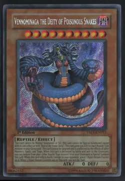 Vennominaga the Deity of Poisonous Snakes TAEV-EN013 1st Edition Yu-Gi-Oh - Image 1