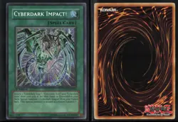 Cyberdark Impact! TAEV-EN054 Secret Rare 1st Edition Yu-Gi-Oh - Image 3