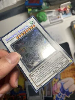 Yu-Gi-Oh Stardust Dragon TDGS-EN040 Ghost Rare 1st Edition LP And BRD DMG unlim - Image 4