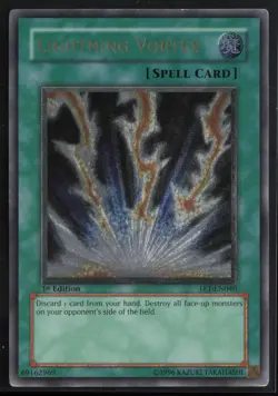 Lightning Vortex (UTR) FET-EN040 Ultimate Rare 1st Edition Yu-Gi-Oh - Image 1