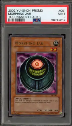 Yu-Gi-Oh! Morphing Jar Tournament Pk. 2 Ultra Rare Promo TP2-001 PSA 9 Mint - Image 1