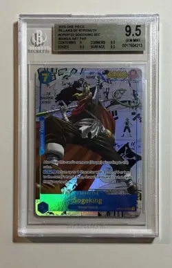 Sogeking Manga OP03-122 Alt Art - One Piece - Pillars of Strength BGS 9.5 - Image 1