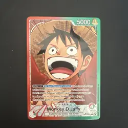Monkey D Luffy OP13-001 L Leader Alt Art Carrying On His Will OPCG - Image 1