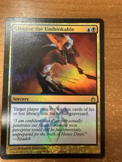 Glimpse the Unthinkable -Foil Light Play MTG Ravnica - Image 1