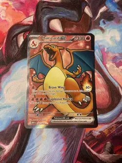 Charizard ex 183/165 Sv: Scarlet & Violet 151 Holo NM Pokemon Card 2023 - Image 1