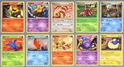 Pokemon HGSS Base Set Regular Vintage Card Lot x10 NM/VLP+ 💎 (2 RARES) - Image 1