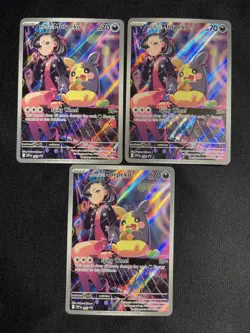 (3) Marnie’s Morpeko 206 Sv: Scarlet & Violet Promo Cards Holo - Image 1