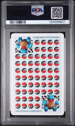 1998 POKEMON STADIUM BLUE VERSION PLAYING CARDS QUEEN OF CLUBS HAUNTER PSA 10 - Image 2
