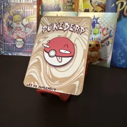 Pokederp Halloween - Cayootie (Eevee) X-ray - Holo - Pokemon Parody/Derpy card - Image 2