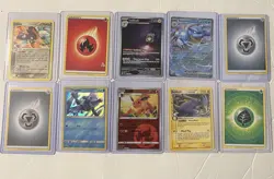 Lot Of 10 Pokemon Cards In Toploaders Nice ! - Image 1