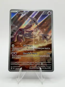 Pokemon Mesprit 204/191 Sv08 Surging Sparks Illustration Rare Holo English Card - Image 2