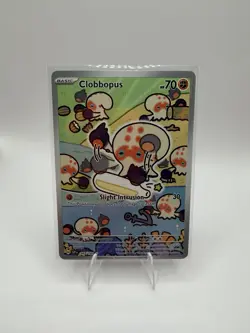 Pokemon Clobbopus 207/191 SV08 Surging Sparks IR Holo Basic 70HP English Card - Image 1