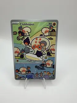 Pokemon Clobbopus 207/191 SV08 Surging Sparks IR Holo Basic 70HP English Card - Image 2