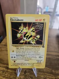 Pokemon Electabuzz Promo Card Kids WB Presents Pokemon The First Movie #2 NM - Image 1