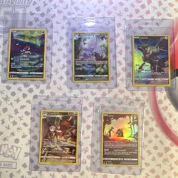 Pokemon TCG 2022 Holo Lot Keldeo Hisuian Goodra Zekrom Ariados Jynx 5 Cards - Image 1