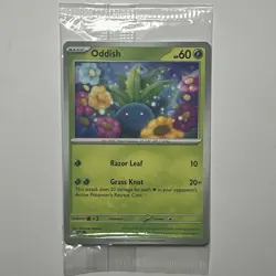 Pokemon Oddish SVP 102 Black Star Promo Sealed - Path to the Peak NM Card - Image 1